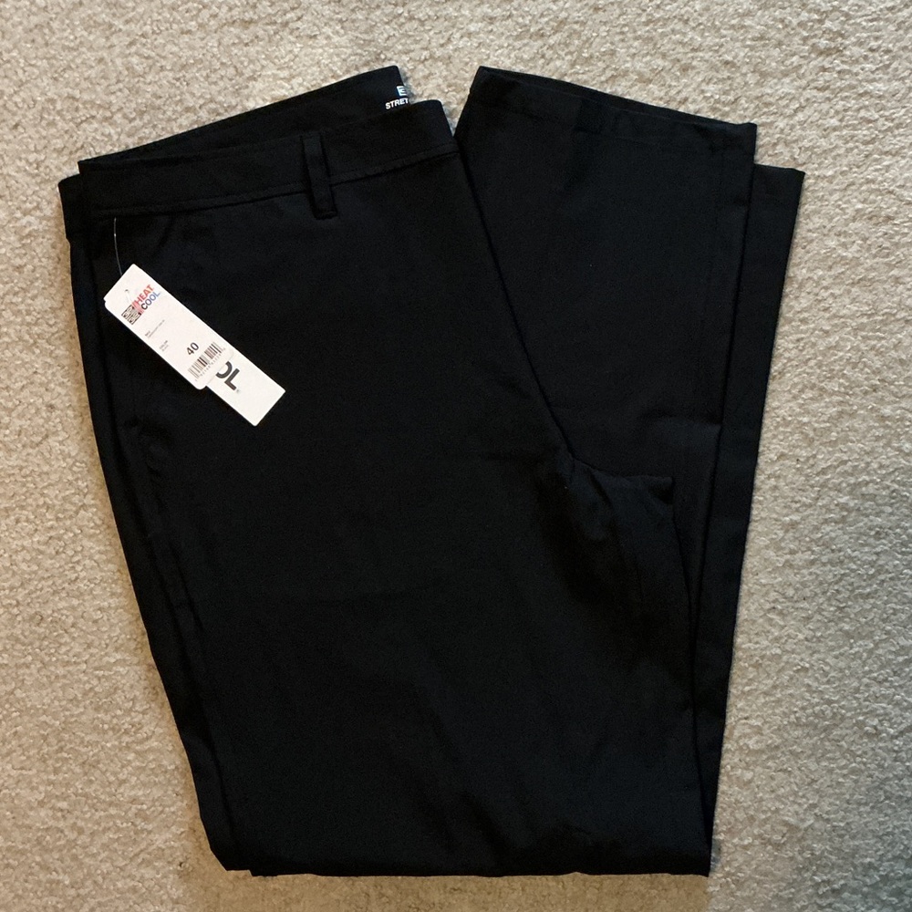 32 Degrees cool Black Dress Pants 40 men’s new stretch performance